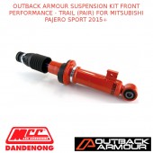 OUTBACK ARMOUR SUSPENSION KIT FRONT TRAIL (PAIR) PAJERO SPORT 2015+